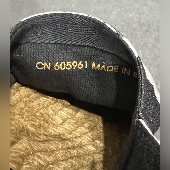 Saint Laurent Espadrille Slip On Signature Flats size 39.5 - Picture 8 of 13